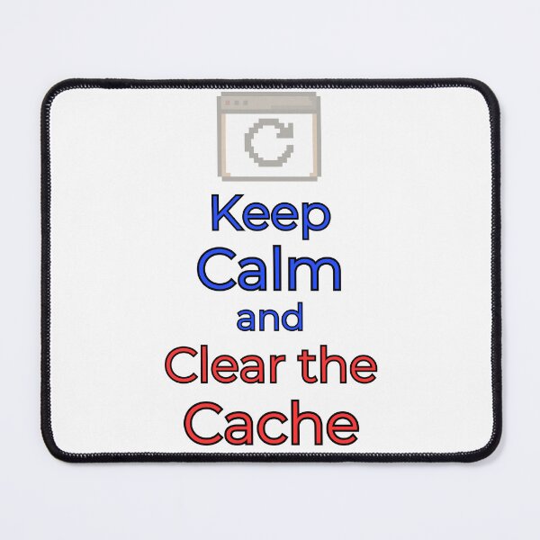 Item preview, cache clear funny tech developer keep calm humor designed and sold by 88DesignStudio.