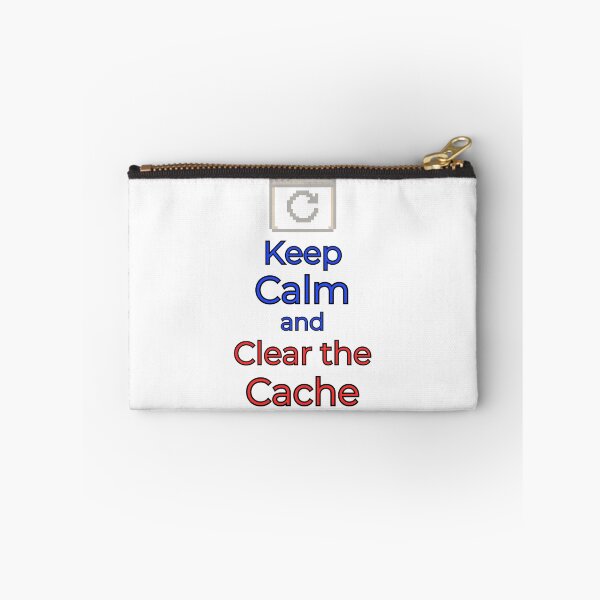 Item preview, cache clear funny tech developer keep calm humor designed and sold by 88DesignStudio.