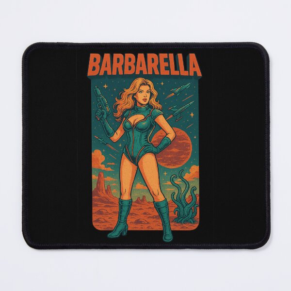 Item preview, Barbarella Design – Retro Pulp Science Fiction (Cult Fan Art) designed and sold by elsotanodelcine.