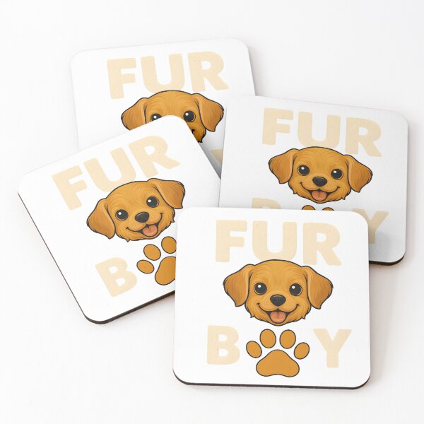 Item preview, Fur Boy Puppy Lover T-Shirt Design – Cute Dog & Paw Print Graphic designed and sold by MatvHelen.