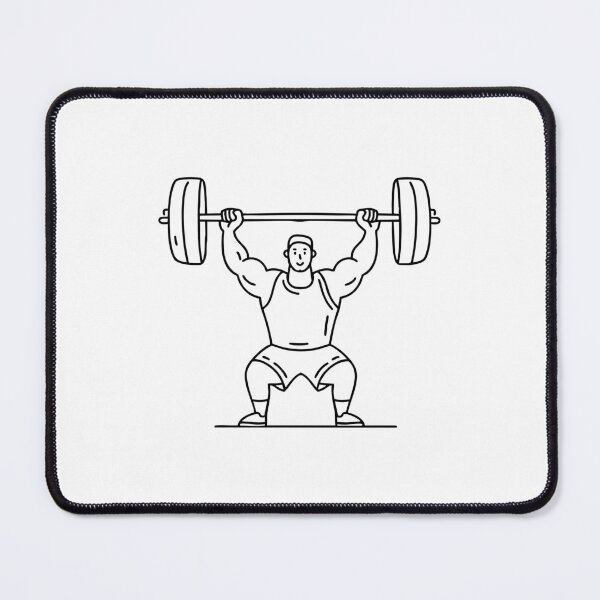 Item preview, A heavily loaded barbell bending during a powerlifter deadlift designed and sold by rasagamastore.