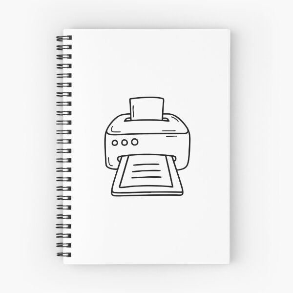 Item preview, A desktop printer ejecting freshly printed documents designed and sold by rasagamastore.