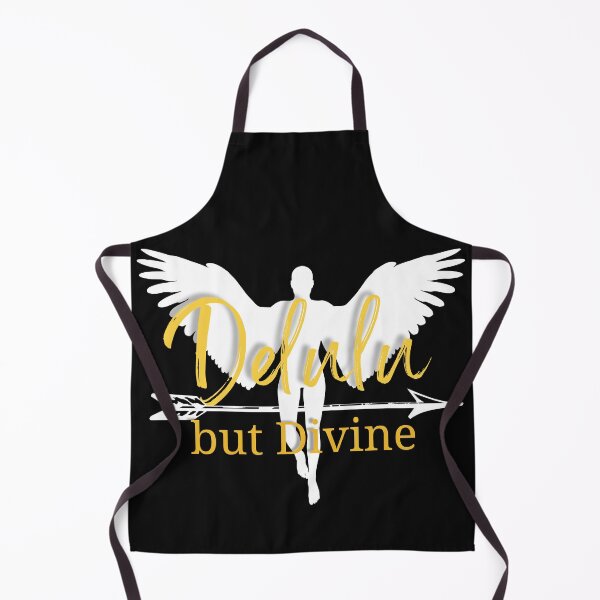 Item preview, Delulu but Divine – Angelcore Aesthetic Quote Design for Stickers & Tees designed and sold by Quoteables04.