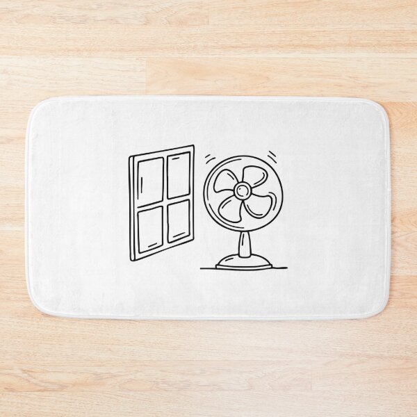 Item preview, A portable propeller fan positioned near an open window designed and sold by rasagamastore.