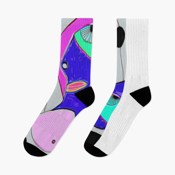 Item preview, Eye Bloom – Surreal Fragmented Portrait in Neon Colors designed and sold by Raczakoff.