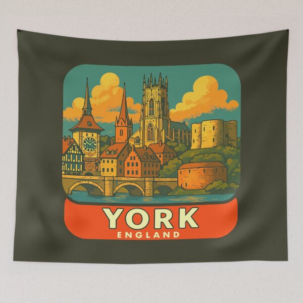 Item preview, York Travel Souvenir Sticker designed and sold by rogue-design.