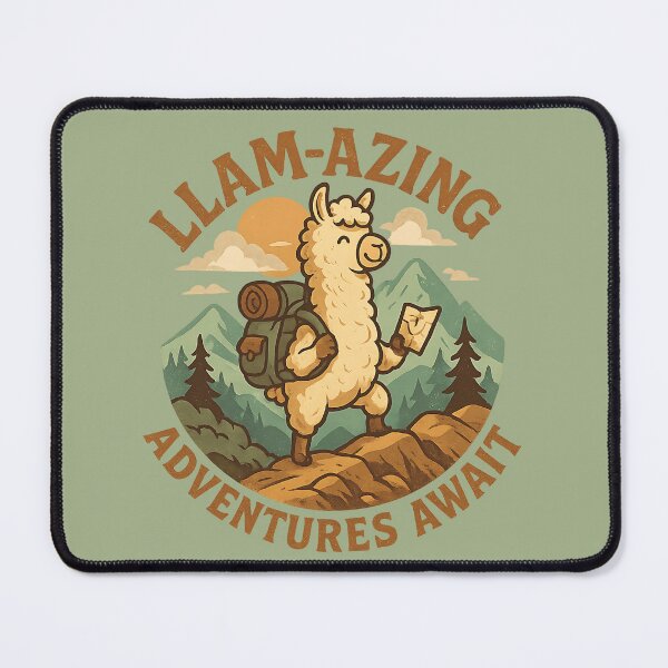 Item preview, Llamazing Llama Hiking Adventure designed and sold by Romeo Fashion.