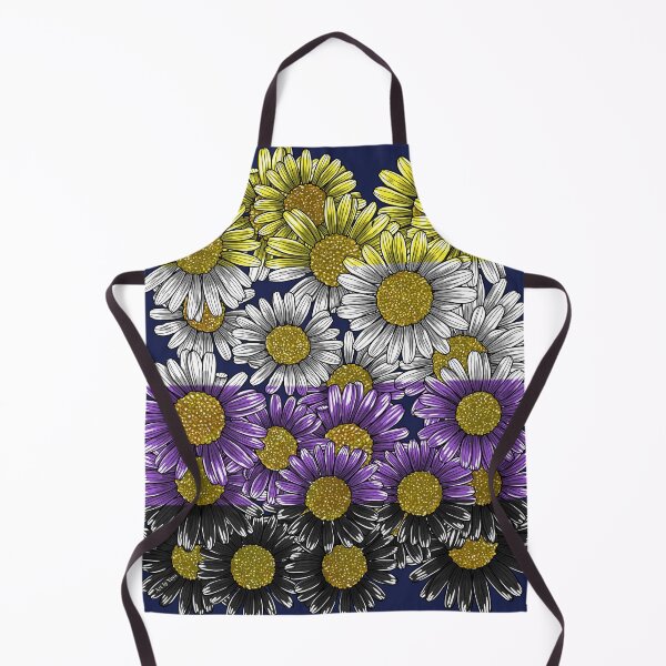 Item preview, Enby Flag Daisies designed and sold by Art by Veya.