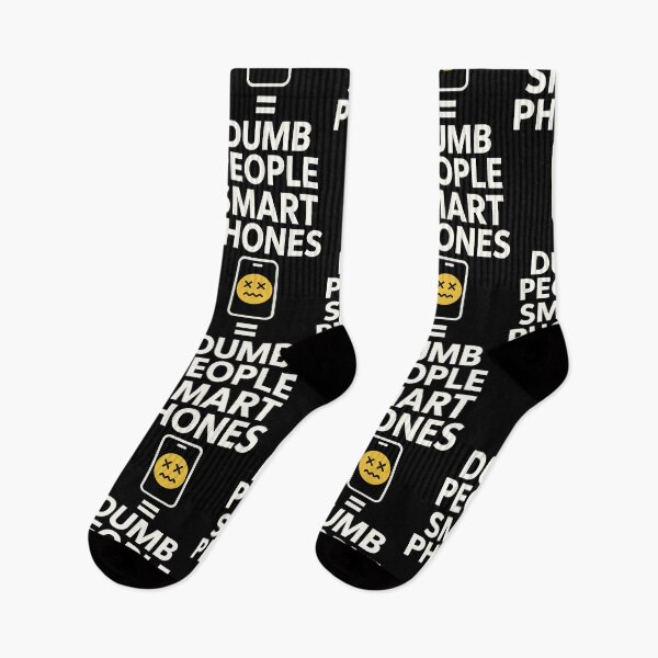 Item preview, Smart Phones = Dumb People – Funny Anti-Tech Satire Shirt designed and sold by TeeTimeTreasure.