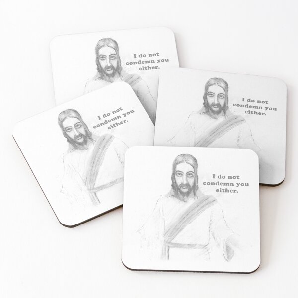Item preview, Jesus saying there are No Condemnation designed and sold by The Beauty of God.