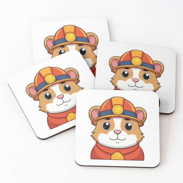 Item preview, Cute Hamster in Miner Helmet. designed and sold by GregorySmithRed.