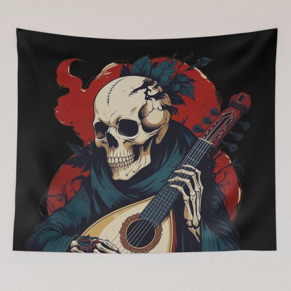 Item preview, Skeleton playing a lute designed and sold by PattaZone.