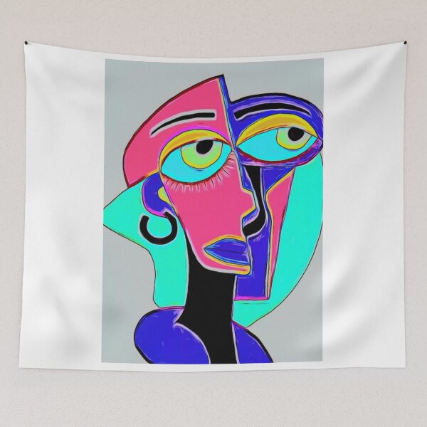 Item preview, Dual Gaze – Electric Soul Portrait designed and sold by Raczakoff.