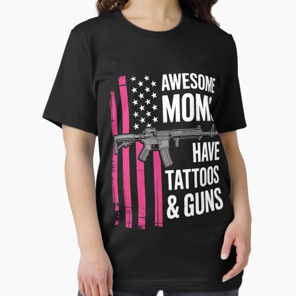 Item preview, Awesome Moms Have Tattoos Guns Tattoo Funny Photoroom designed and sold by aidenpier.