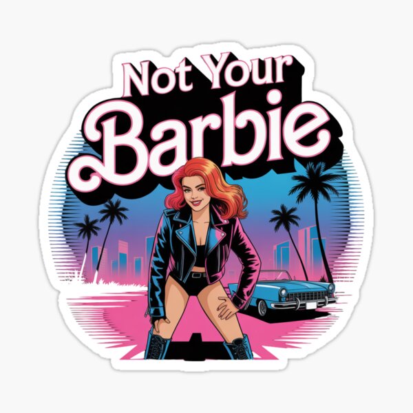 Item preview, Nicht deine Barbie Retro Rebel Girl Ästhetik – Auffälliges feministisches Grafik-T-Shirt im 80er-Jahre-Stil designed and sold by CreateContent.