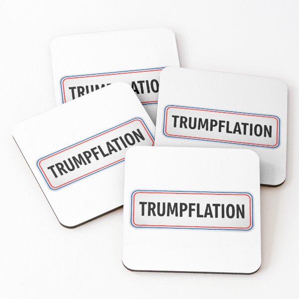 Item preview, Trumpflation Sign with Red and Blue Border designed and sold by Owcomm.