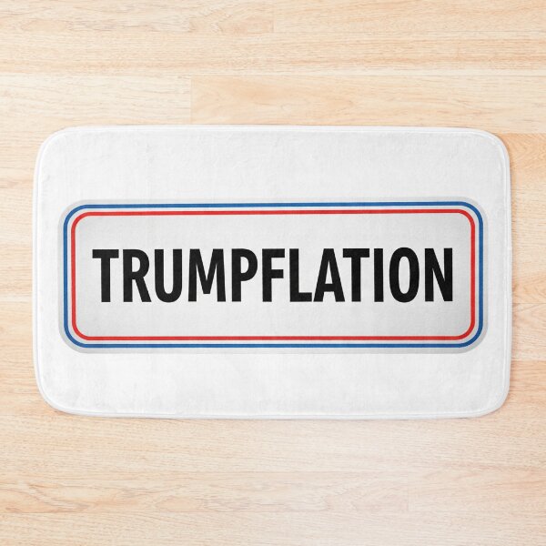 Item preview, Trumpflation Sign with Red and Blue Border designed and sold by Owcomm.