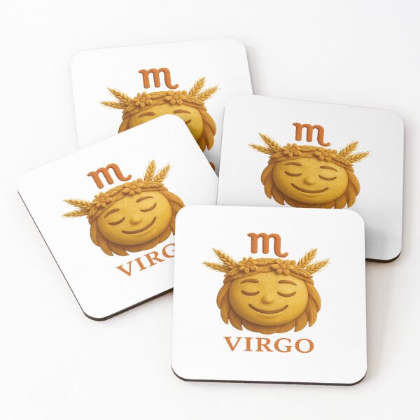 Item preview, Fun and expressive Virgo emoji – adorable and funny 3D design designed and sold by ArteJorge48.