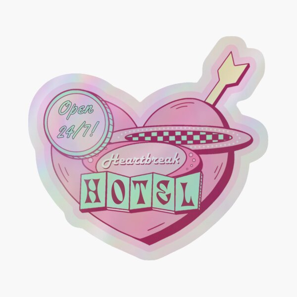 Artikel-Vorschau von Heartbreak Hotel Schild, designt und verkauft von hellorodeo.