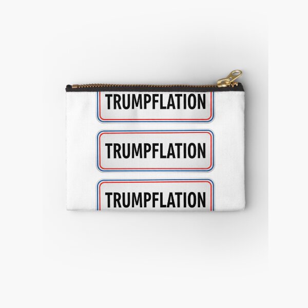 Item preview, Trumpflation Repeating Signs with Red Blue Border Pattern designed and sold by Owcomm.
