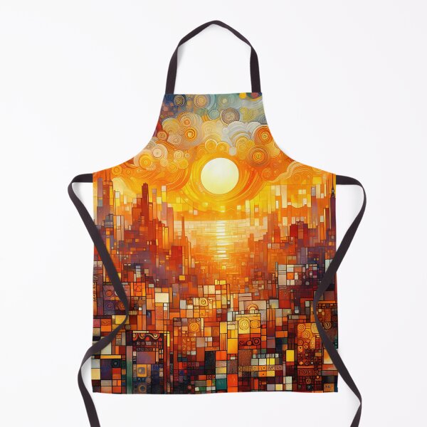 Item preview, Empire of Light | Geometric Sunrise Over Manhattan designed and sold by Stoneflower-Art.