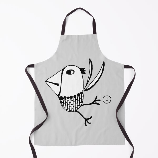 Item preview, Surreal Bird of Hidden Goodness｜Tet ט｜Hebrew Letter Art｜Black and White Design designed and sold by Aster Atelier.