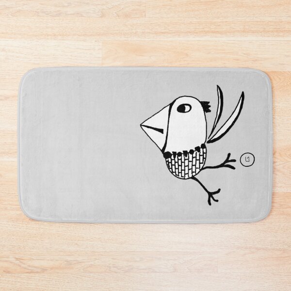 Item preview, Surreal Bird of Hidden Goodness｜Tet ט｜Hebrew Letter Art｜Black and White Design designed and sold by Aster Atelier.