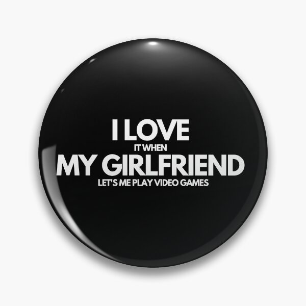 Item preview, I Love It When My Girlfriend Lets Me Play Video Games – Funny Gamer Quote designed and sold by LINE-WEAR.