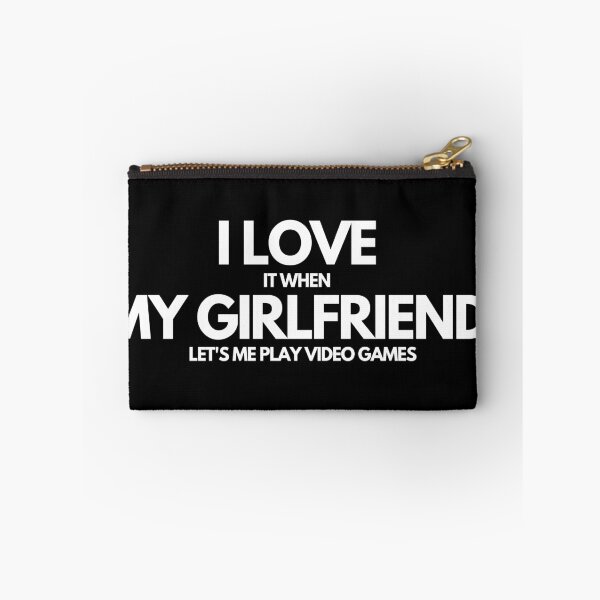Item preview, I Love It When My Girlfriend Lets Me Play Video Games – Funny Gamer Quote designed and sold by LINE-WEAR.