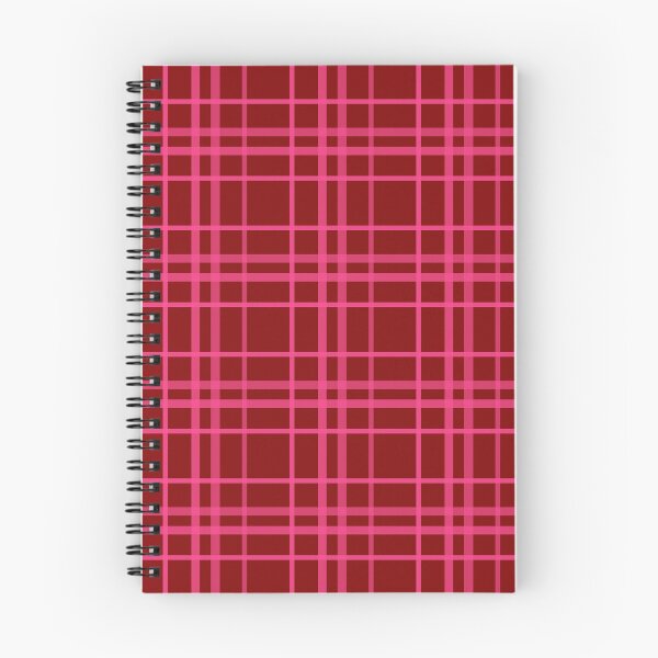 Item preview, Maroon Pink Grid Plaid Pattern Design designed and sold by PatternTitan.