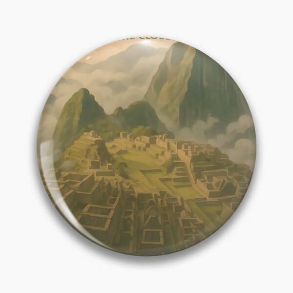 Item preview, Mystic Machu Picchu in Peru – Vintage Art Deco Mountain Sunrise Scene designed and sold by Cosmopolis.