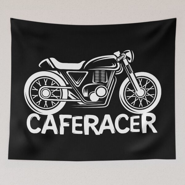 Item preview, Motorcycle Cafe Racer Illustration - Custom Bike Design designed and sold by AndreMi.