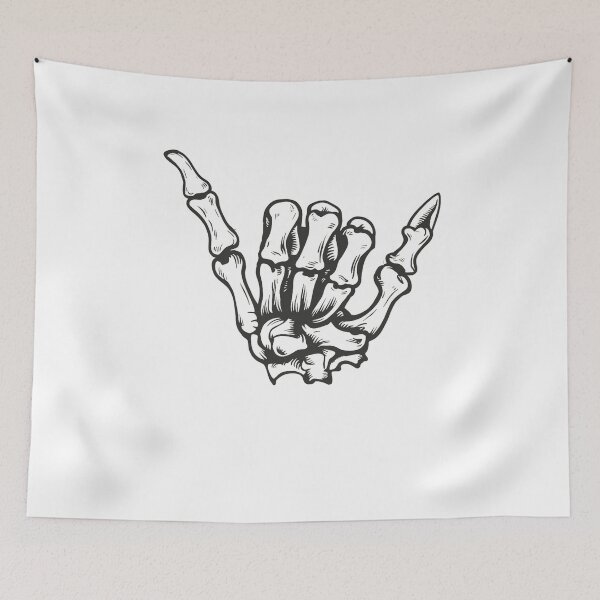Item preview, Modern Trendy Skeleton Hang Loose Hand Shaka Bone designed and sold by SOUFIANE1991.
