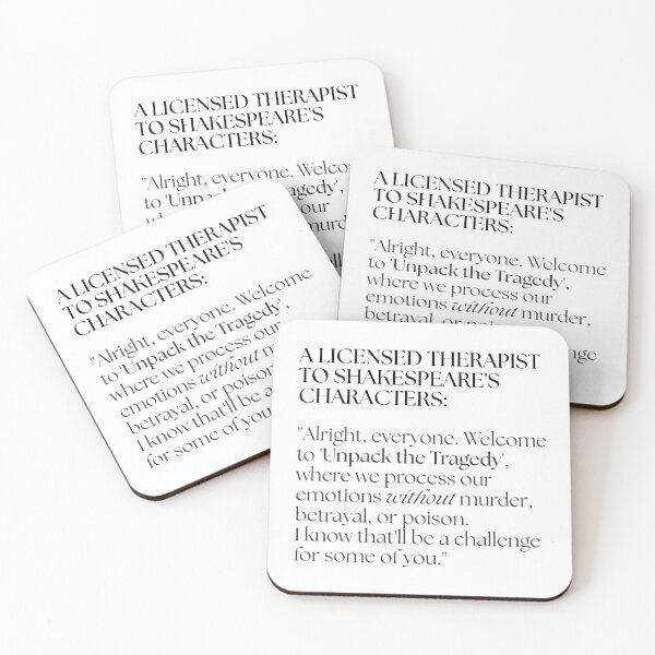 Item preview, Shakespeare's Characters Go to Therapy designed and sold by ObsidianDaz.