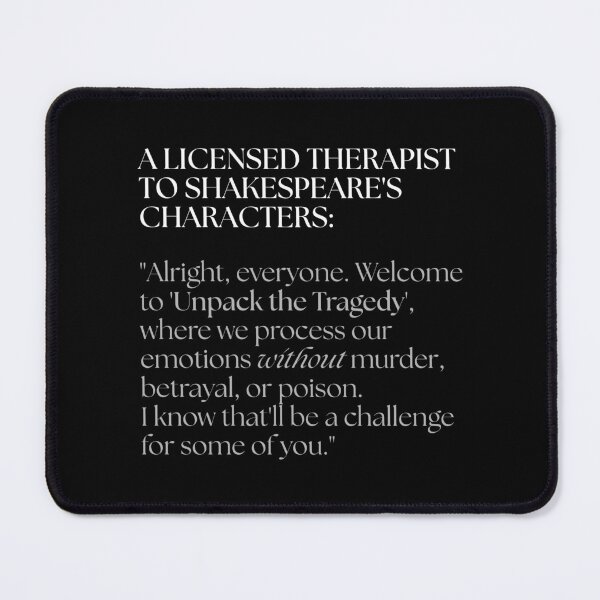 Item preview, Shakespeare's Characters Go to Therapy designed and sold by ObsidianDaz.