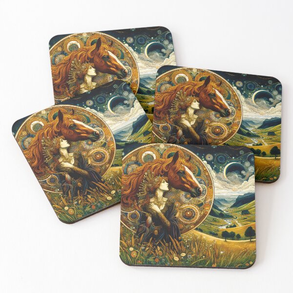 Item preview, Áine, the Celtic Goddess of Summer | Irish Mythology Wall Art  designed and sold by Stoneflower-Art.