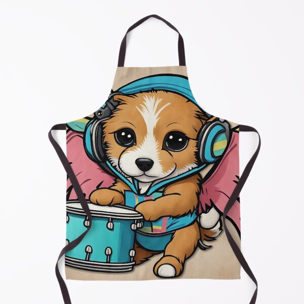 Item preview, Puppy as an Angel with wings Playing a Drum designed and sold by Colin Bentham.