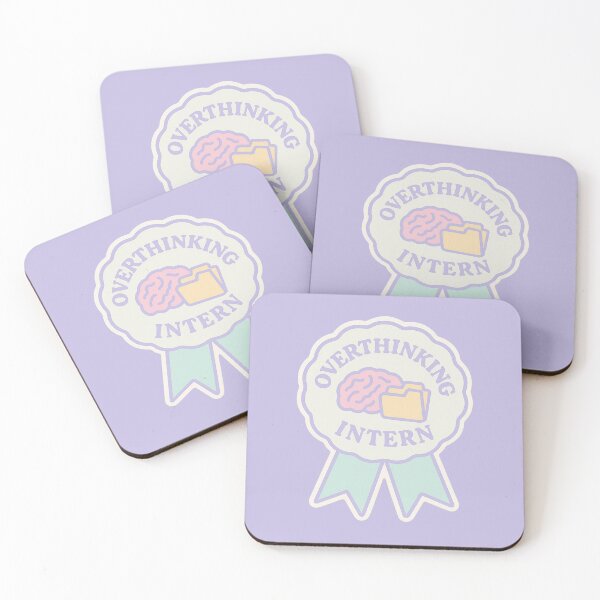 Item preview, Overthinking Intern Badge designed and sold by EuphoriaWithin.