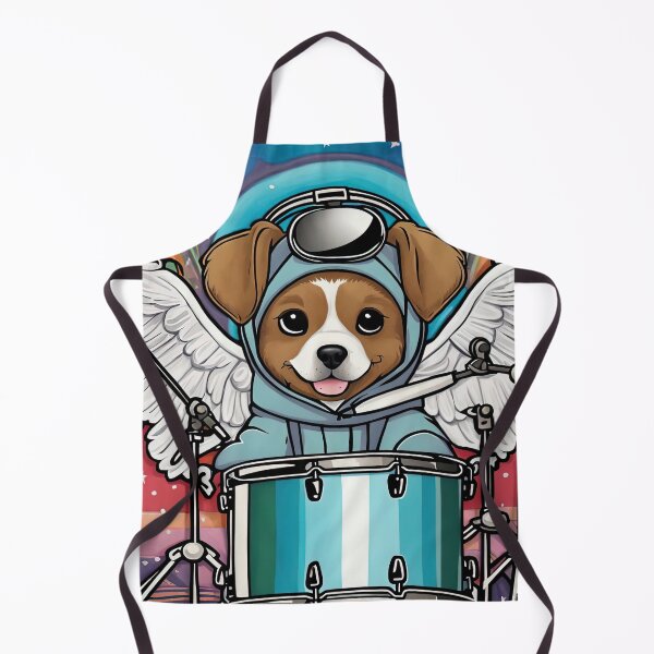 Item preview, Puppy as an Angel with wings Playing a Drum designed and sold by Colin Bentham.