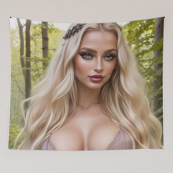 Item preview, Whimsical Cottagecore Dream: A Woodland Beauty Emerges designed and sold by MissSaylor.
