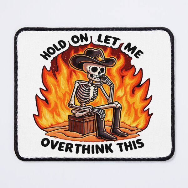 Item preview, Anxiety Overthinking designed and sold by maximinano100k.