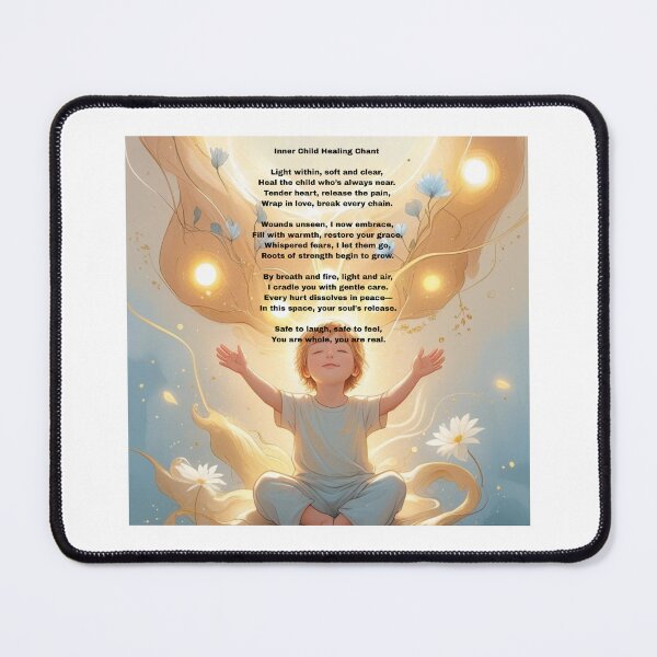 Item preview, Inner Child Healing Chant – Spiritual Poem Art for Emotional Healing & Wholeness designed and sold by Paws and Ink Art.