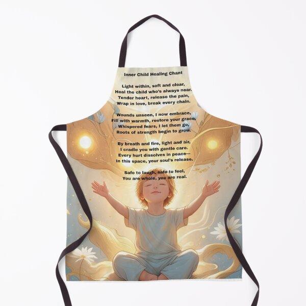 Item preview, Inner Child Healing Chant – Spiritual Poem Art for Emotional Healing & Wholeness designed and sold by Paws and Ink Art.