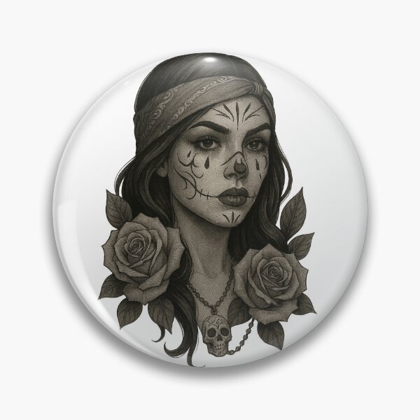 Artikelvorschau, Chicana Calavera – Schönheit und Rebellion entworfen und verkauft von andreacarz.