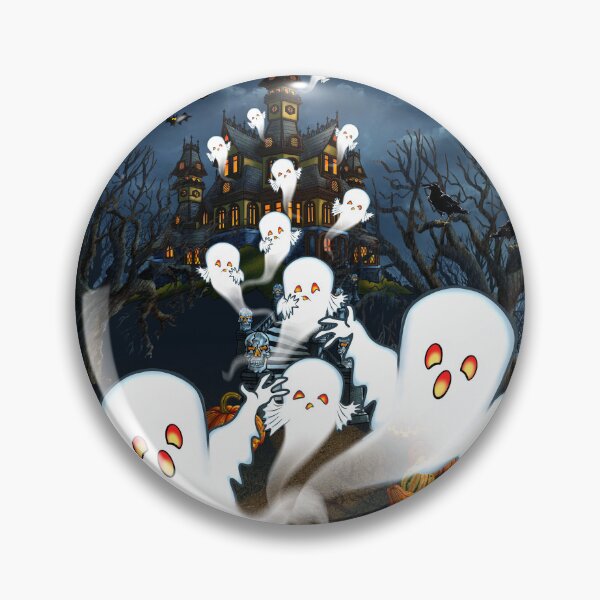 Item preview, Ghost Parade On Halloween Night designed and sold by 3-Beans-Art.