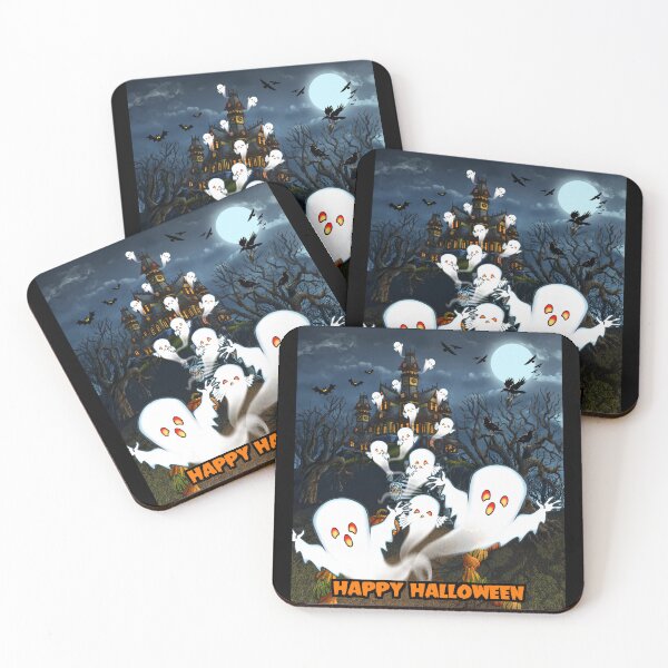 Item preview, Ghost Parade On Halloween Night designed and sold by 3-Beans-Art.