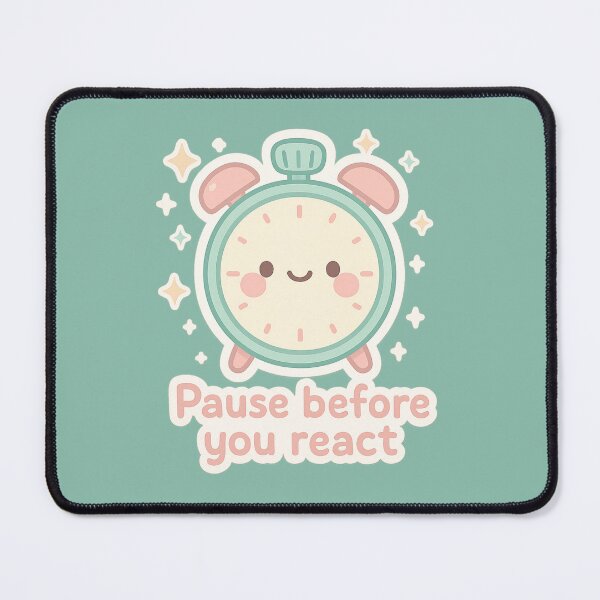 Item preview, Pause Before You React designed and sold by EuphoriaWithin.