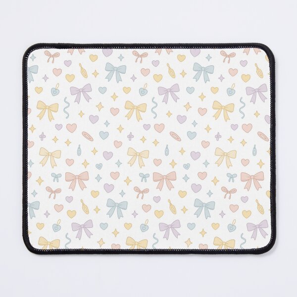Item preview, Kawaii Pastel Bows & Charms Pattern designed and sold by EuphoriaWithin.