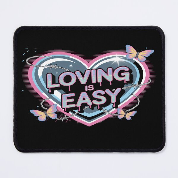 Item preview, LOVING IS EASY designed and sold by quotesdesignss.