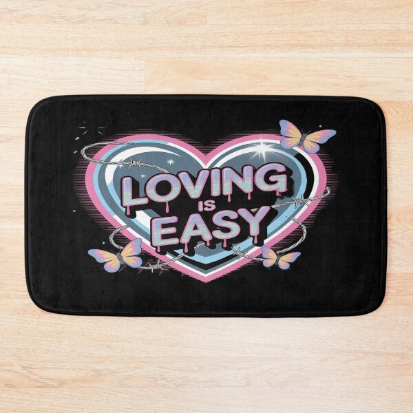 Item preview, LOVING IS EASY  designed and sold by quotesdesignss.